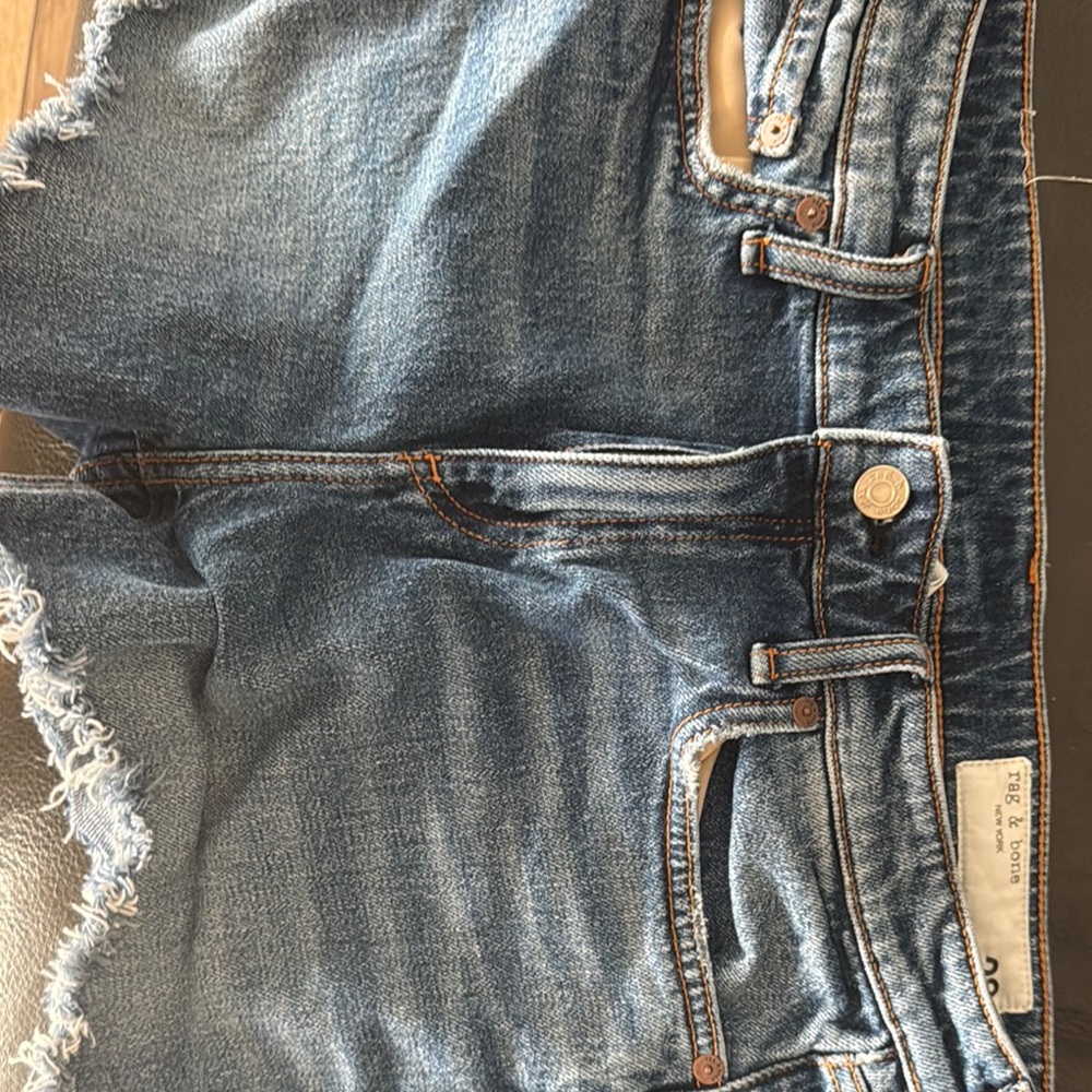 rag & bone Blue Jean Shorts